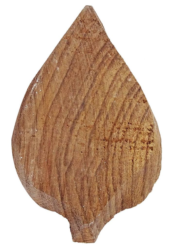 IBA Indianbeautifulart Leave Design Wooden Textile Fabric Block Stamp Design Printing Apparel Art