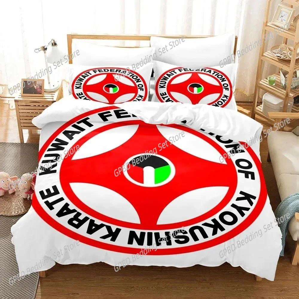 New 3D Printed Kyokushin Karate Bedding Set Bedroom Soft Modern Bedspreads Comefortable Duvet Cover Quilt Cover And Pillowcase