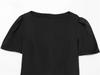 European American Style Women's Fashion Pleated Pocket Short Dress