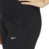 Nike Loose Mid-Rise Solid Straight Leg Casual Pants Women Bottoms Black FB4684-010