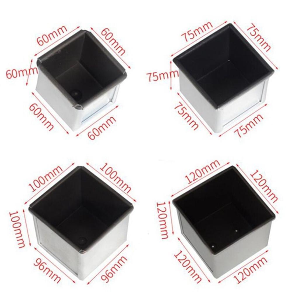 Mini Quadratische Küchen Kuchen Backwerkzeug Dessert Herstellung Toastbox Kastenform Mit Deckel Brotform