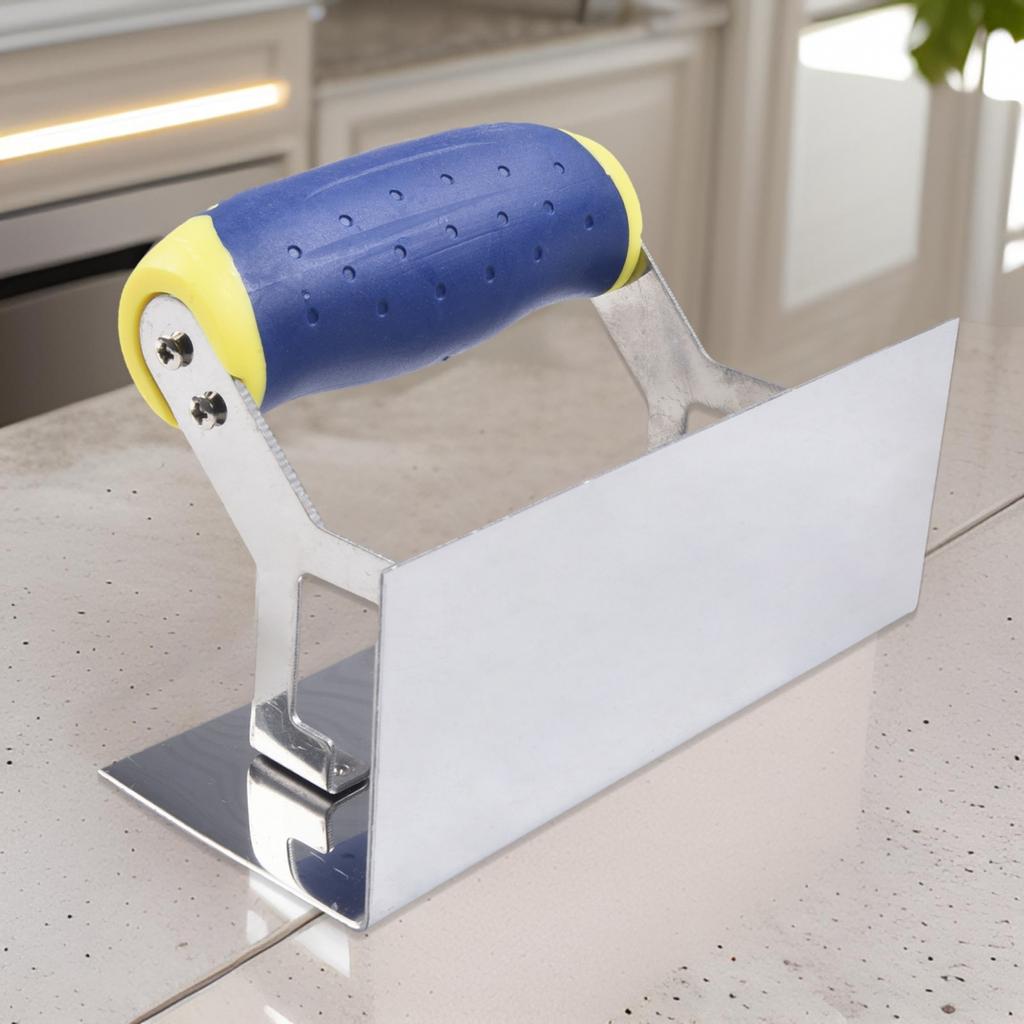Superior Finish with Stainless Steel Tools for Flawless Concrete Edging