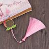 Stationery Metal Tassel Chinese Style Pendant Brass Bookmark Pagination Mark Painted Book Clip