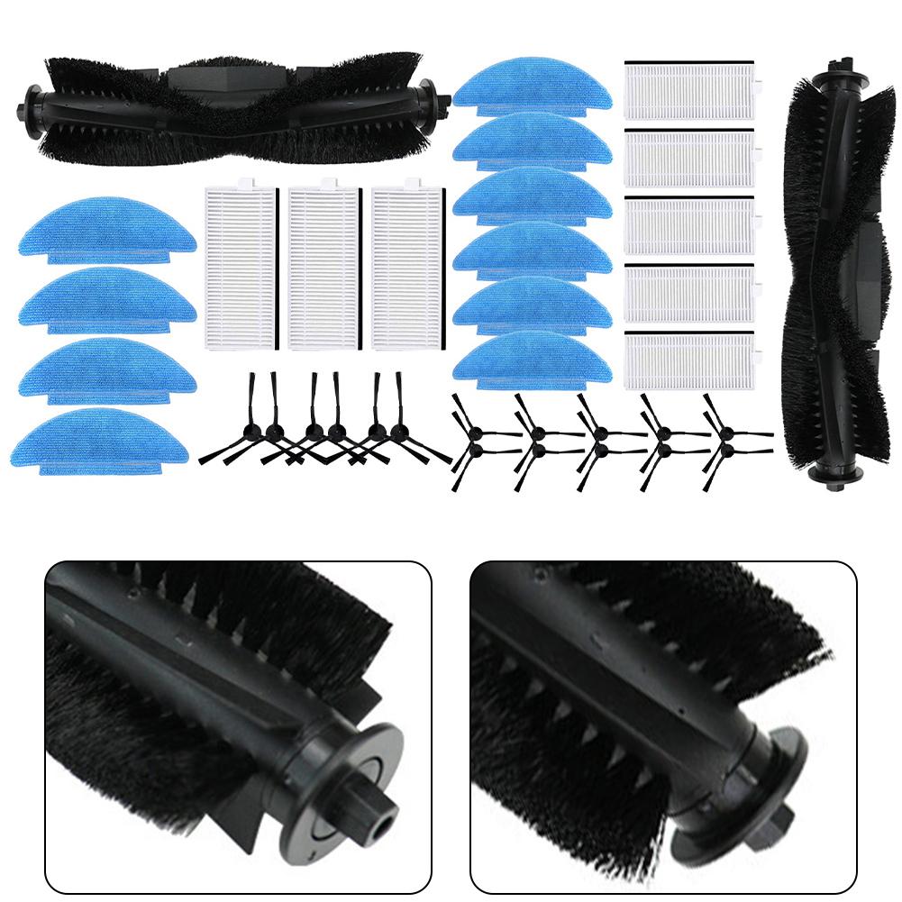 1 Set Hauptseitenbürste Filter Wischmopp für Cecotec für Conga 7490 für Genesis für 7490 für X-Treme Staubsauger Ersatzteile zum Austauschen