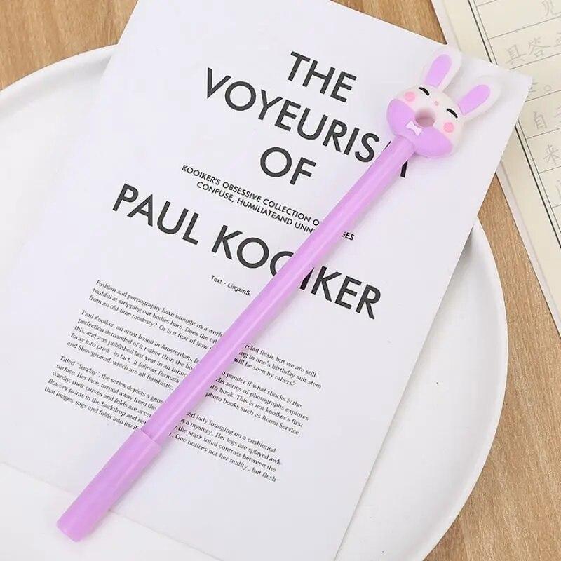 

Милый мультяшный кролик гелевые ручки Kawaii канцелярские принадлежности материал офисные школьные принадлежности детские подарки 1 шт.