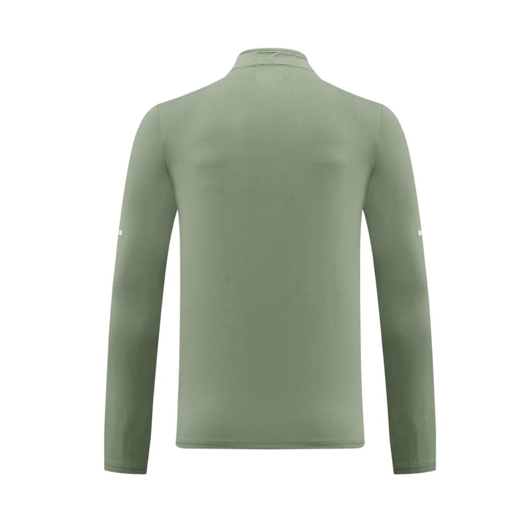 Men's  Fitness  Sports  Quick To Dry  Half Zipper  Self-Cultivation  Pullover  Long Sleeves  Hoodie