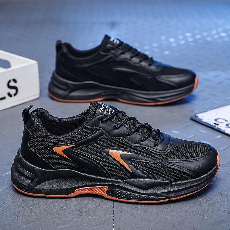 Spring and Autumn Men's Shoes New Work Board Shoes Sports Leisure Student Running Men's Versatile Trendy Shoes