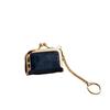 Portable Kiss Lock Coin Purse PU Leather Keychain Change Wallet  Valentine's Day