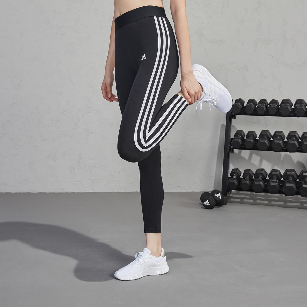 adidas Women's Loungewear Essentials 3 Stripes Leggings Black/White GL0723