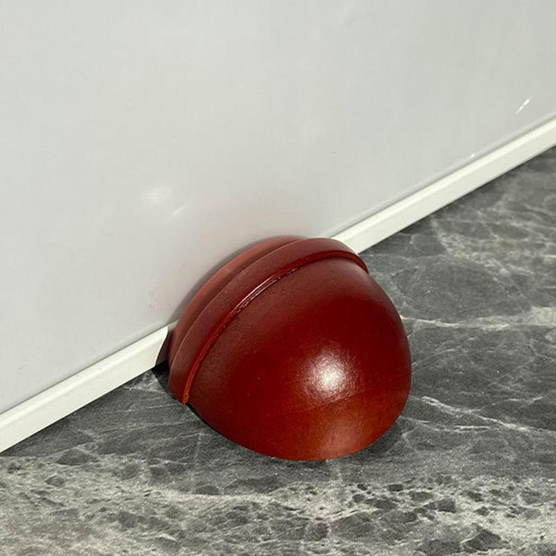 Wood Door Catch Anti-Collision Punch Free Silent Adhesive Door Stop Bumper Floor Mount
