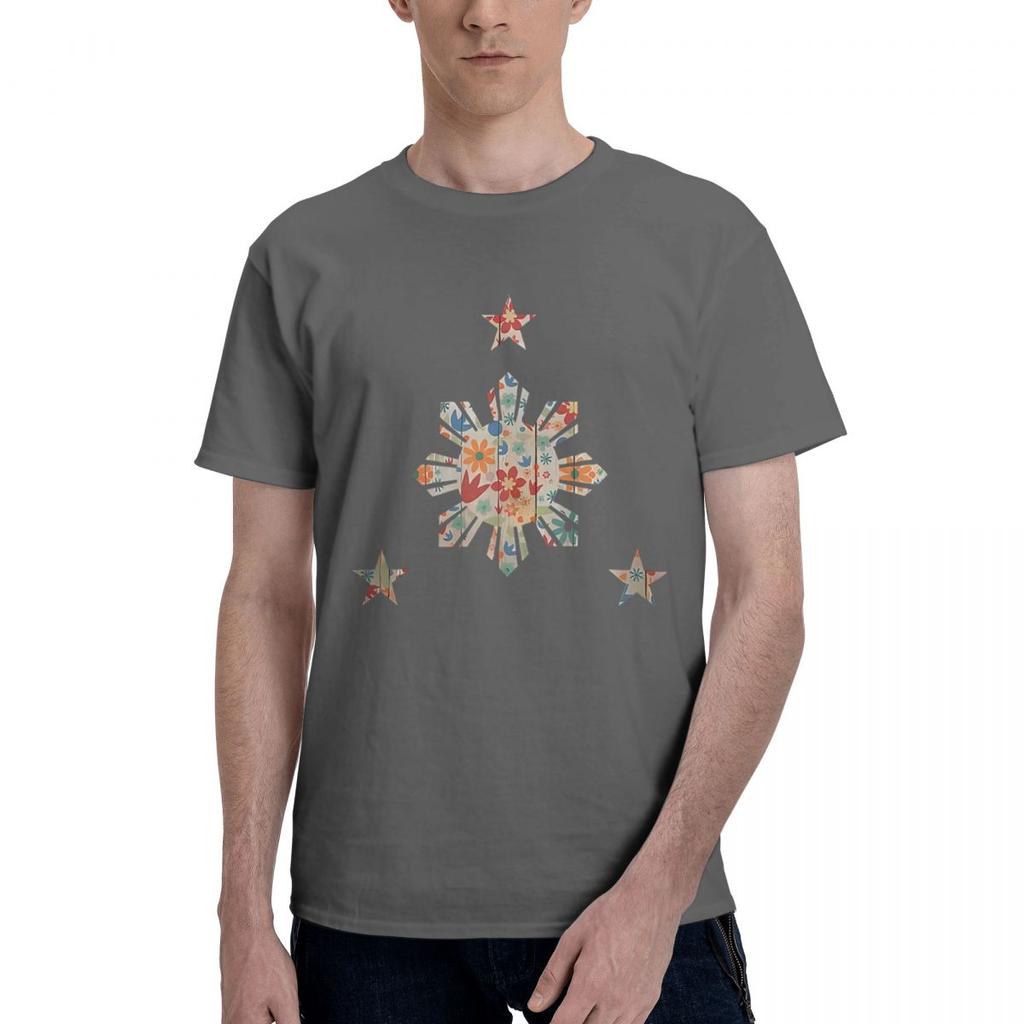 Flower Filipino Flag 3 Star And Sun 100 Cotton Casual Breathable Confortable Totoro Funny Mens TShirts Funny Shirt