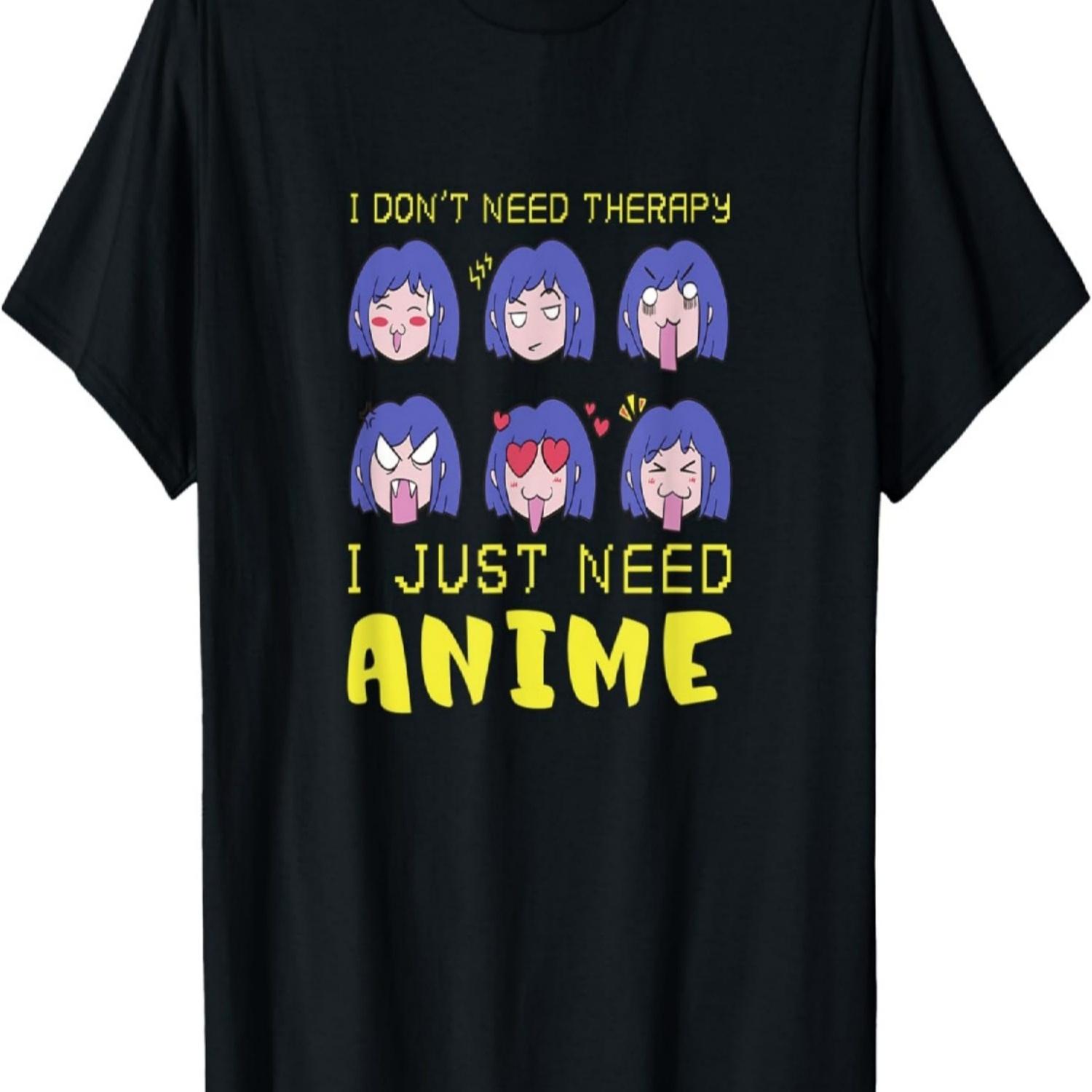 

I Only Need Anime - Anime Lovers T-Shirt S чёрный