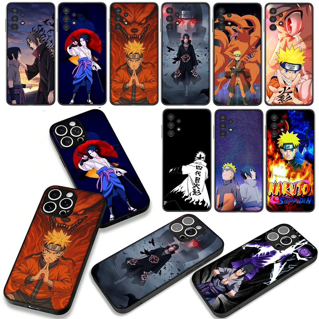 Anime Sasuke Naruto Uchiha Itachi Case for Samsung Galaxy A25 A37 A57 A12 A14 A31 A41 A50 A51 A70 A71 A72 A21S Note 20 9 8 10