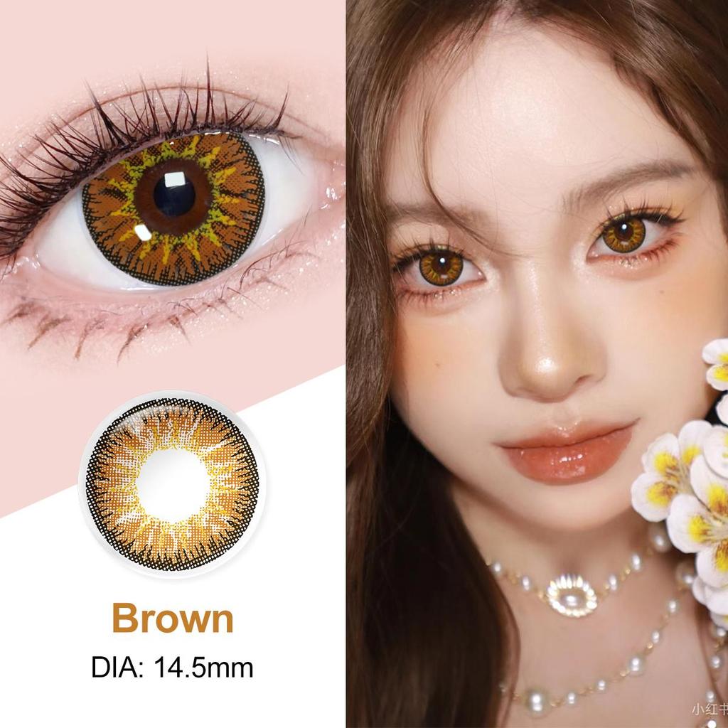 Magister Farbige Augenlinsen Farbige Kontaktlinsen für die Augen Kosmetische Schönheit Pupillen Rote Cosplay-Linsen 1 Paar Farblinsen