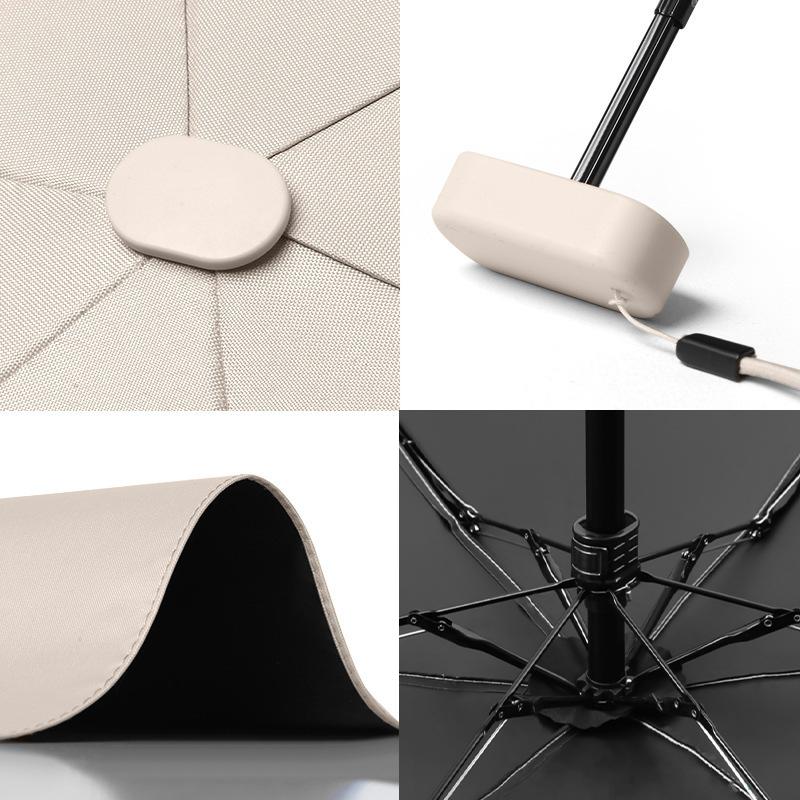 Mini Umbrella Capsule Umbrella Rain and Sun Protection Outdoor Travel Portable Sunshade Umbrella with Storage Box Zwq