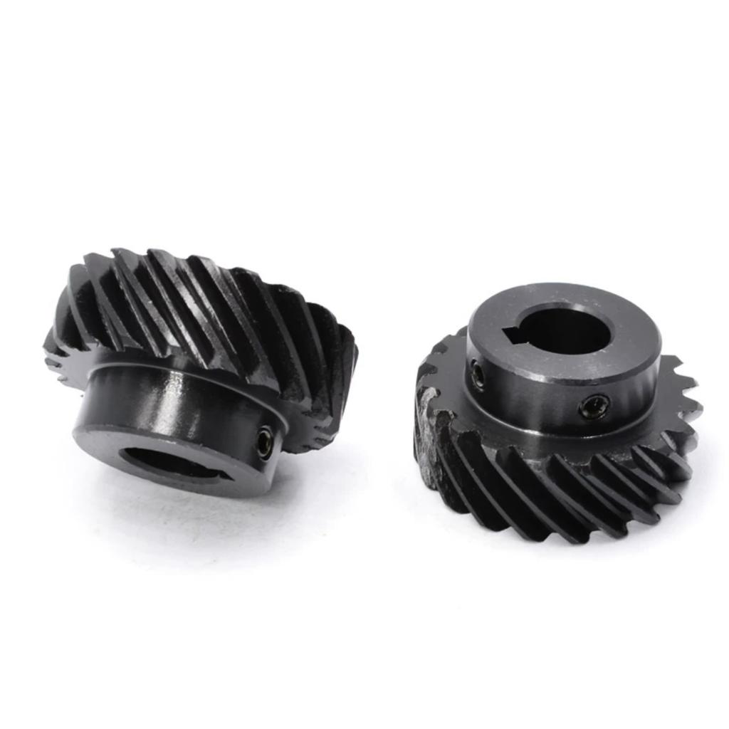 1M 13/15/20/26/30 Teeth Steel Helical Gear DIY Motor Staggered Gear 6-15mm