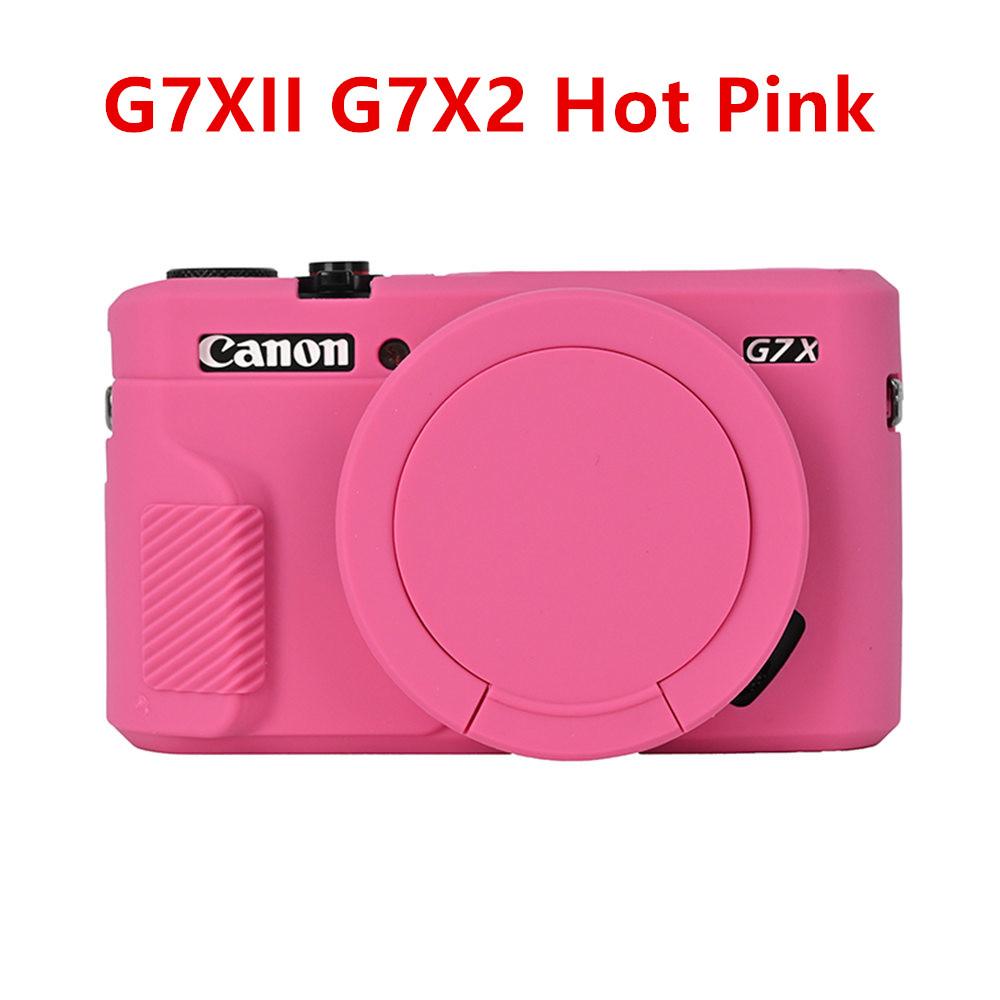 

G7XII G7XIII Soft Rubber Silicone Case For Canon PowerShot G7X Mark II III G7X2 G7X3 Armor Body Cover Skin With Len Protector