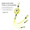 Car Interior Charging Data Cable Scalable 3 In 1 Phone Charger For BMW E46 E90 E60 F30 F10 E39 E36 F20 G20 G30 E92 E87 E91 X5 X3 CL8