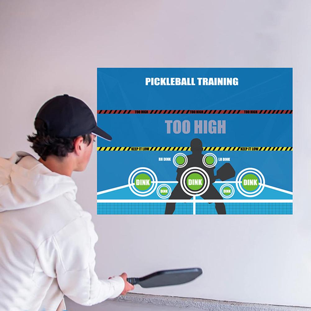 Pickleball Dink Pad Pickleball Training Poster Mat Wall Practice Rebounder Aid for Pickleball Dink Train Indoor Rooms Yard Gym