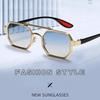 New Square Sunglasses For Men Fashion Rectangle For Women Metal Luxury Brand Eyewear Classic Sun Glasses