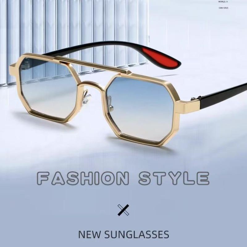 New Square Sunglasses For Men Fashion Rectangle For Women Metal Luxury Brand Eyewear Classic Sun Glasses