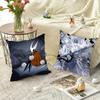 The H-Hollow K-Knight Adventure Game Pillow Case Square Pillow Bedroom Sofa Leisure ComfortCar Living Room Home Decoration 40X40