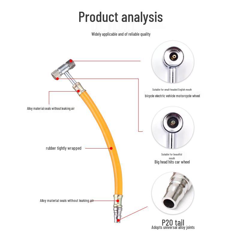 Tire & Car Air Inflation Nozzle Pump Tool