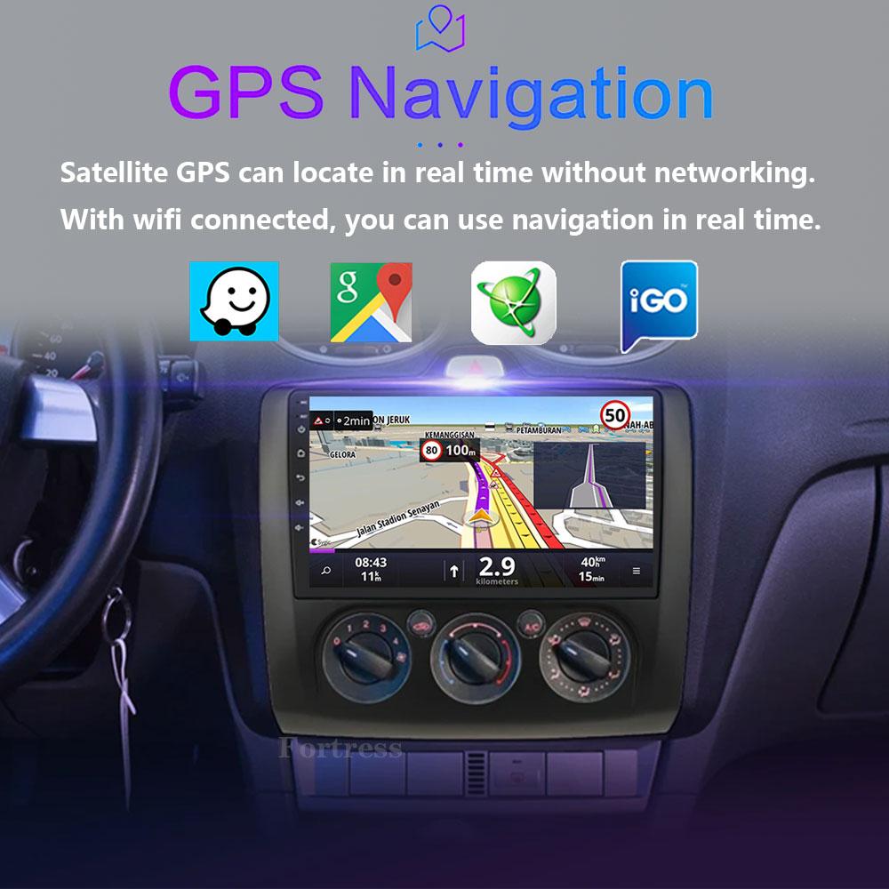 9" 2 Din 4G+WiFi Car Radio for Ford Focus Exi MT Mk2 MK3 2004-2011 Multimedia Player Android 13 GPS Navigation Head Unit