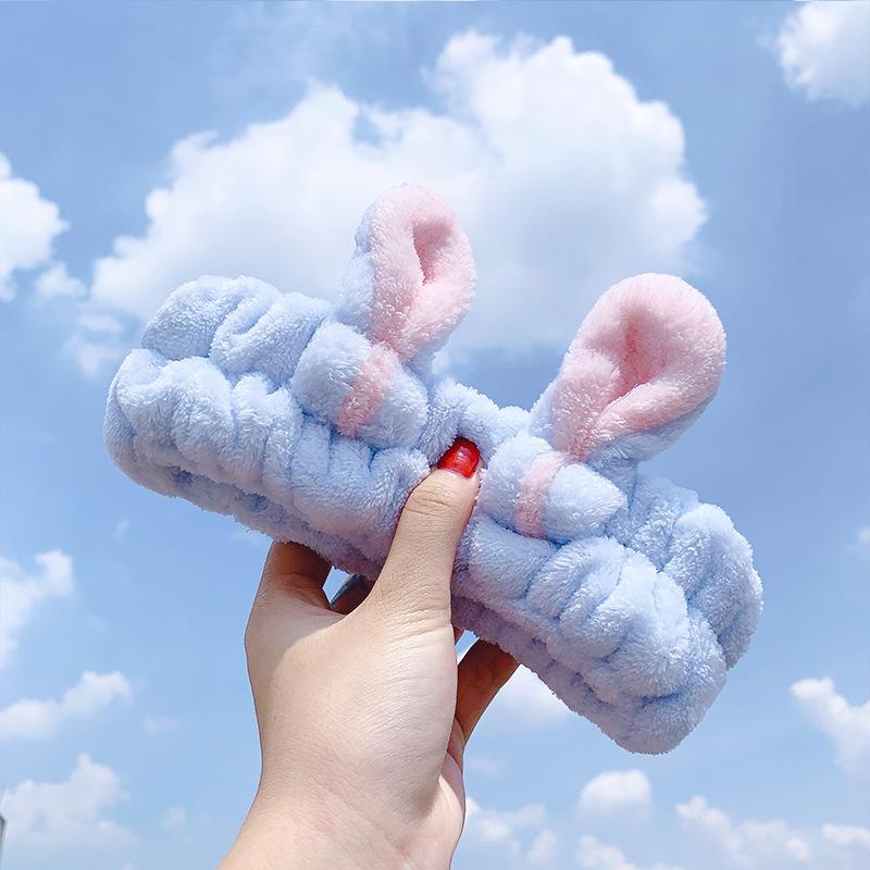 Cute Makeup Face Wash Turban Headband Women Girls Washing Hair Head Bands Accessories Make Up Hairband Headdress Scrunchie