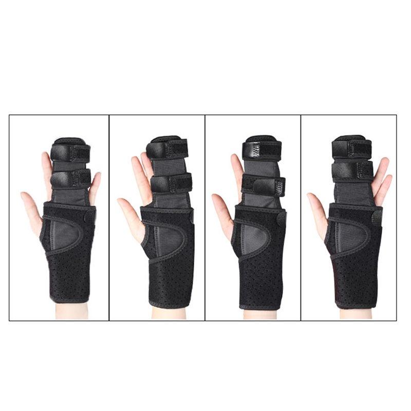 Suport Entorsă Articulație Pumn Atelă Fixă pentru Deget Protector Aluminiu cu Autocolant Ajustabil Instrument Îngrijire Sănătate