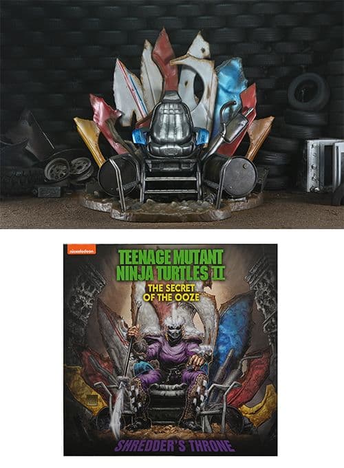 [BEGAGNAD] TMNT Teenage Mutant Ninja Turtles 2 Shredders tron NECA