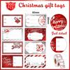 1 Roll Christmas Gift Tags Stickers Gift Labels Traditional Design Self Adhesive Stickers Present Tags