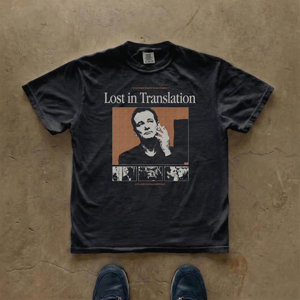 Lost Tokyo Tshirt Bill Murray Portrait Summer New Unisex Casual Fashion Tshirt S