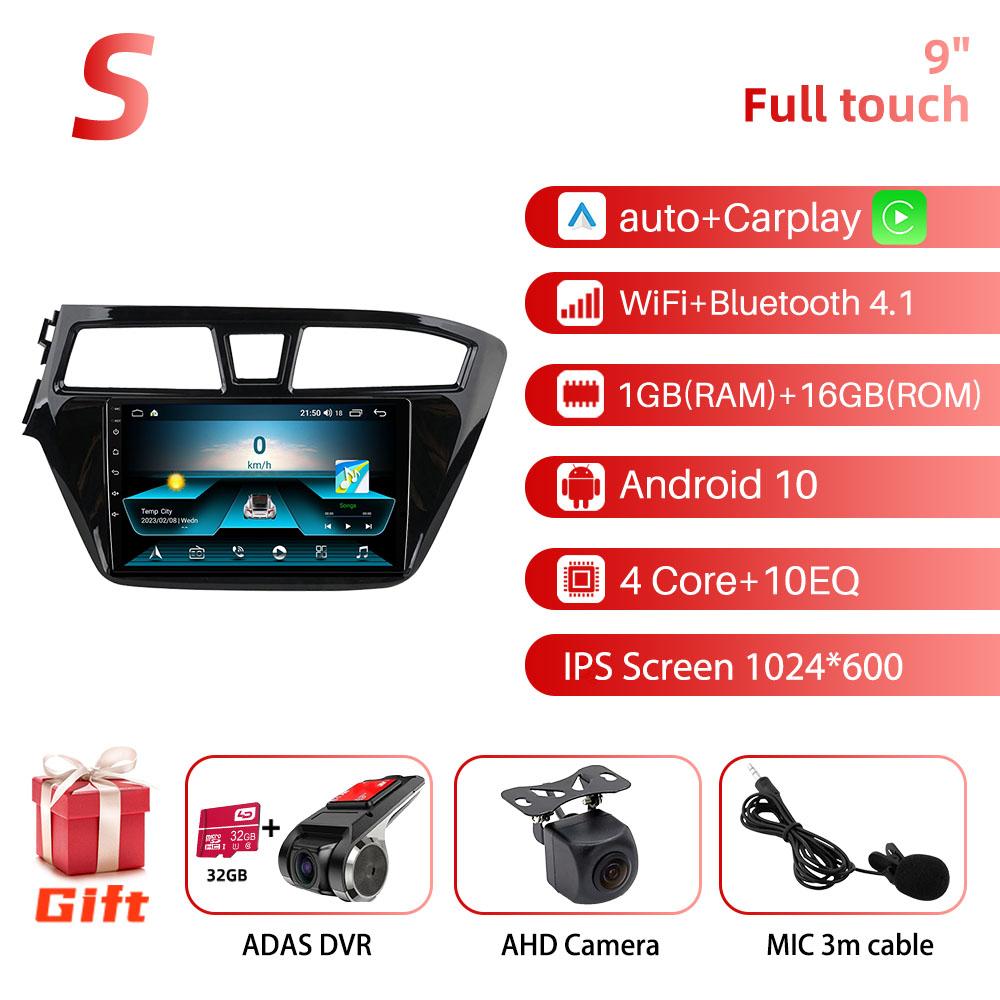 2 Din Android Car Radio Stereo for Hyundai I20 2014 - 2017 Left Hand Multimedia Player WIFI Navigation Autoradio GPS Head Unit