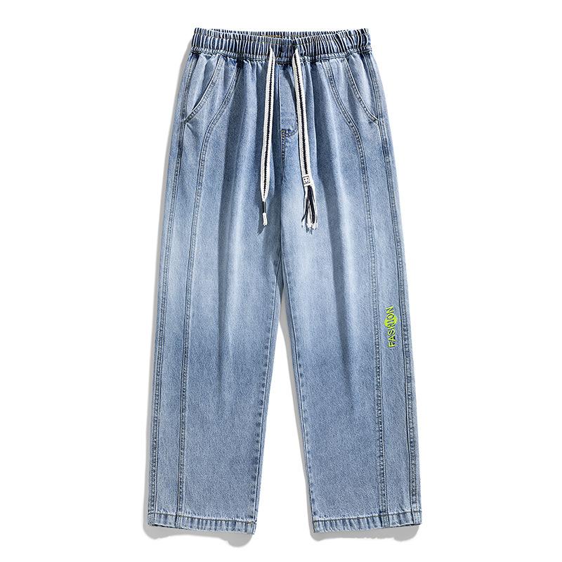 Большие джинсовые мужские свободные повседневные брюки — фото 3