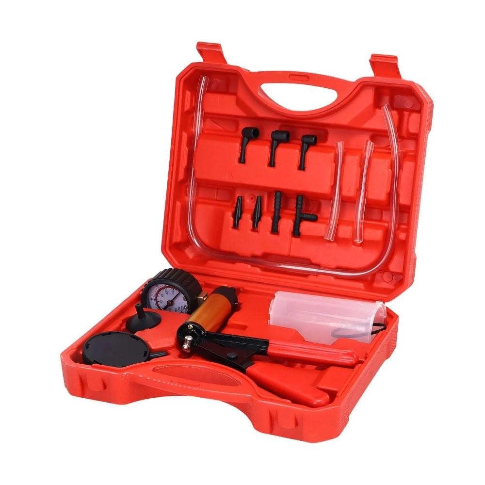Portable Vacuum Pressure Pump Durable Aluminum Handheld Vacuum Pump Kit Car Maintenance