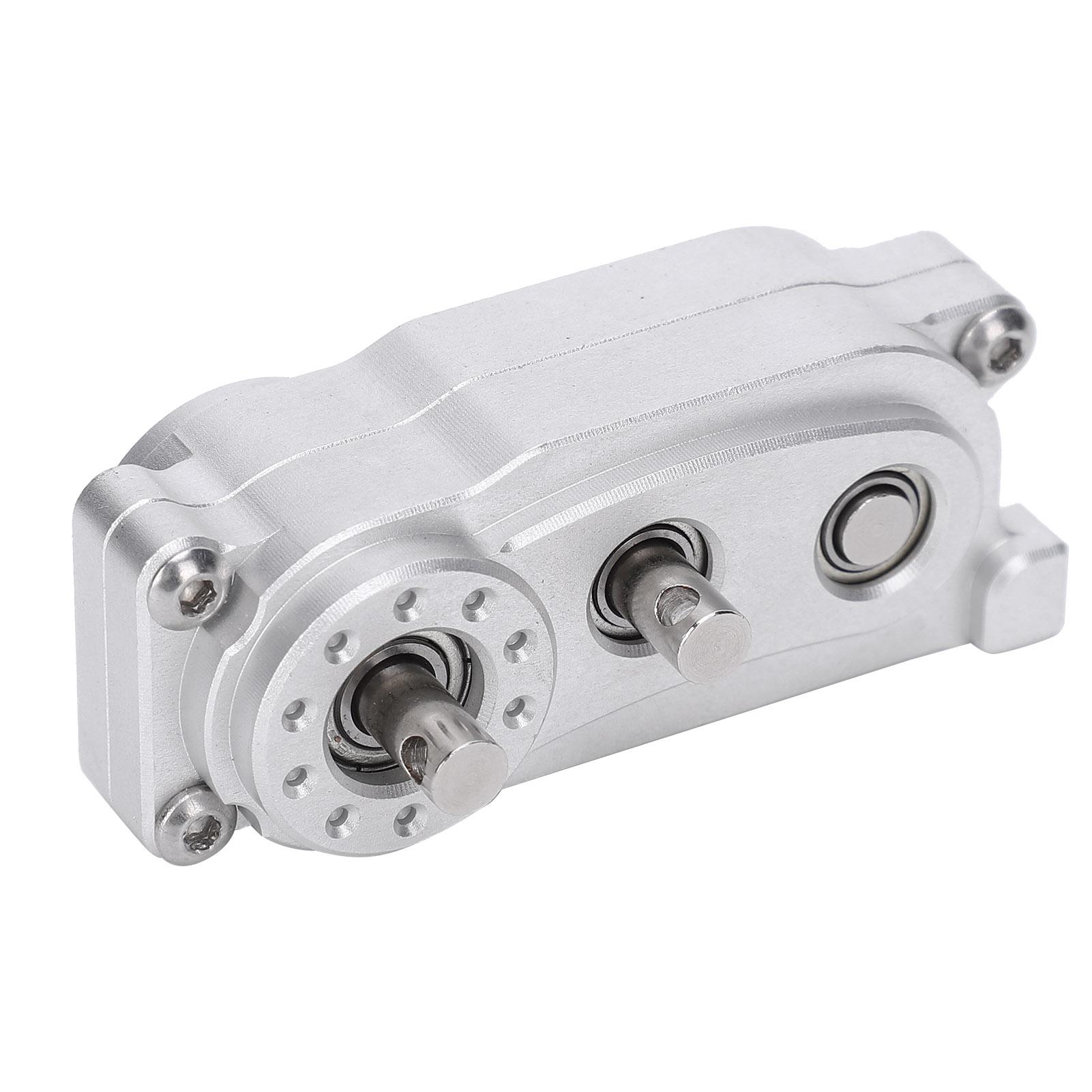 

313mm Wheelbase Metal Chassis Frame Transfer Case Replacement Parts Fit for 1 10 RC Crawler CarSilver Silver