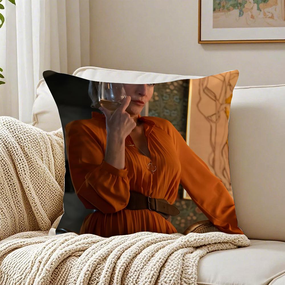GGillian Anderson Cushion Cover Pillowcase Antidustmite living Room Sofa Decor Cushion Room