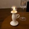 Romantic Retro Table Lamp Dimmable LED Atmosphere Lamp Candle Shape Light  Study