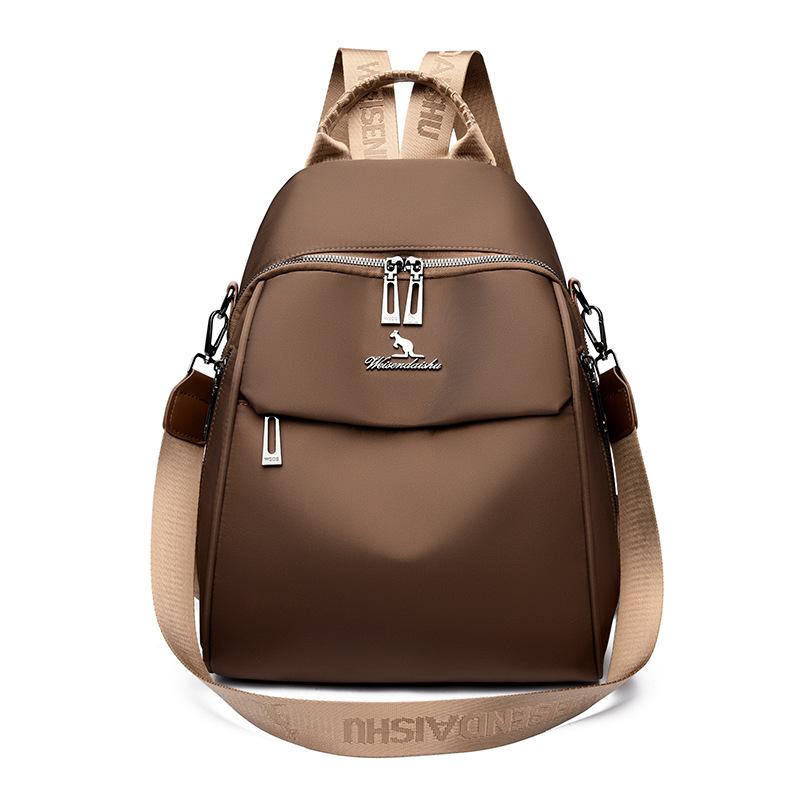 Schoolbag New High-value Oxford Cloth Backpack Women's Lightweight Waterproof and Anti-theft Commuter Backpack Large-capacity Casual Women's Bag