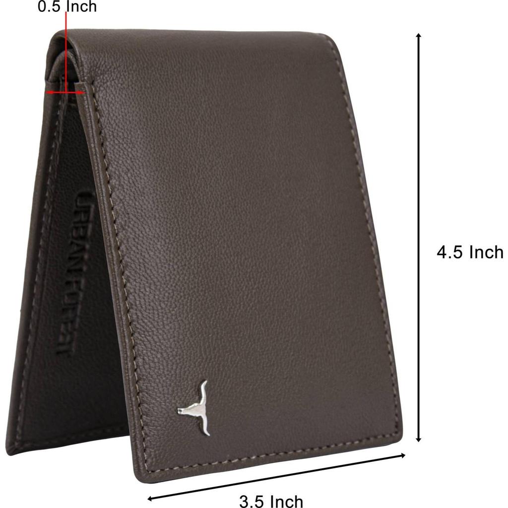 Pánská ležérní, formální peněženka z pravé kůže - běžná velikost (8 slotů pro karty)