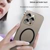 King Metal Buckle Apple 17pro/17promax Magnetic Anti-Fall Frosted Phone Case