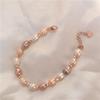 Retro French Baroque Freshwater Pearl Bracelet: Elegant Handcrafted Women's Jewelry