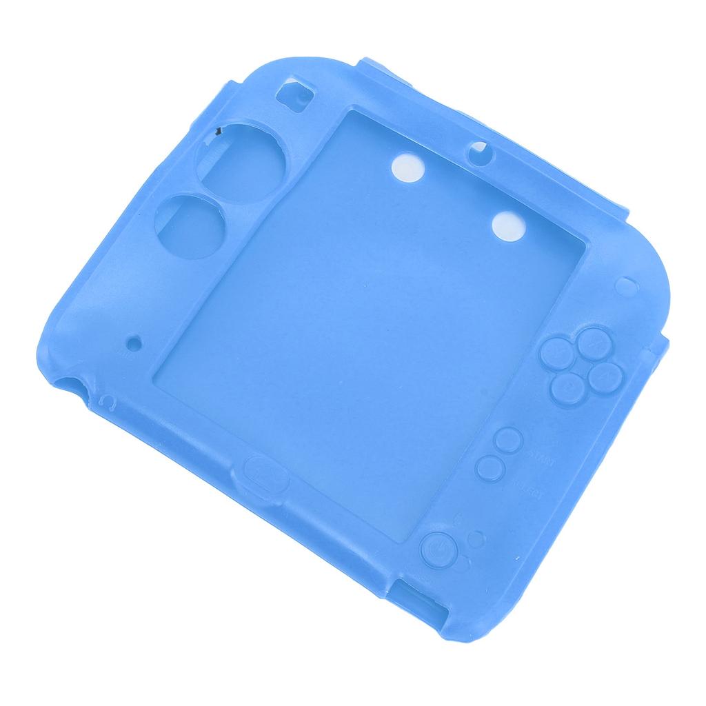 Handheld Game Console Silicone Cover for 2DS Soft Ive Case Scratch Resistant with Top Bottom Screen or