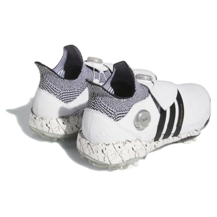 Adidas Tour360 Cushioning Durable Low Top Golf Shoes Unisex Golf Shoes White Black GW2109