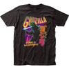 Godzilla Neon Mens T Shirt Cult Classic Monster Movie Tee New Black