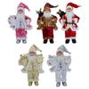 Santa Claus Doll Statue Christmas Standing Holiday Figurine Collection Xmas Tree