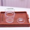 2Pcs 1:12 Dollhouse Mini Sugar Bottle Spice Seasoning Jar W/Cover Kitchen Decor