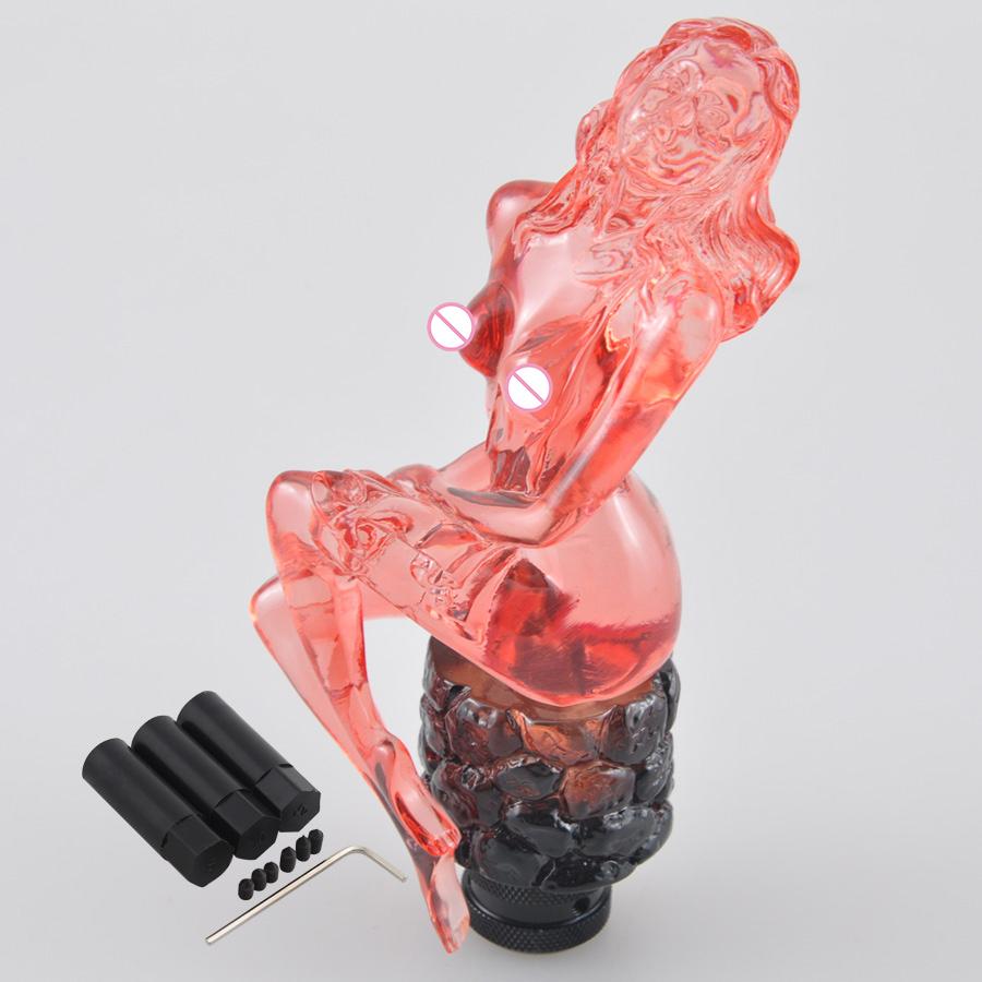 

Car Manual Brake Lever Yellow Blue Red Crystal Goddess Style Gear Shift Knob Accessories Fit For Universal красный