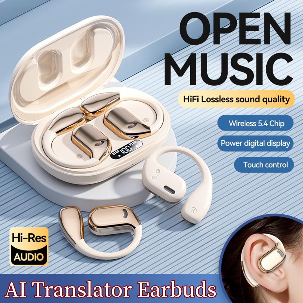 For Xiaomi AI Translator Earphone Wireless Bluetooth Headphones Real-time Language Translation Device for Travel and Business